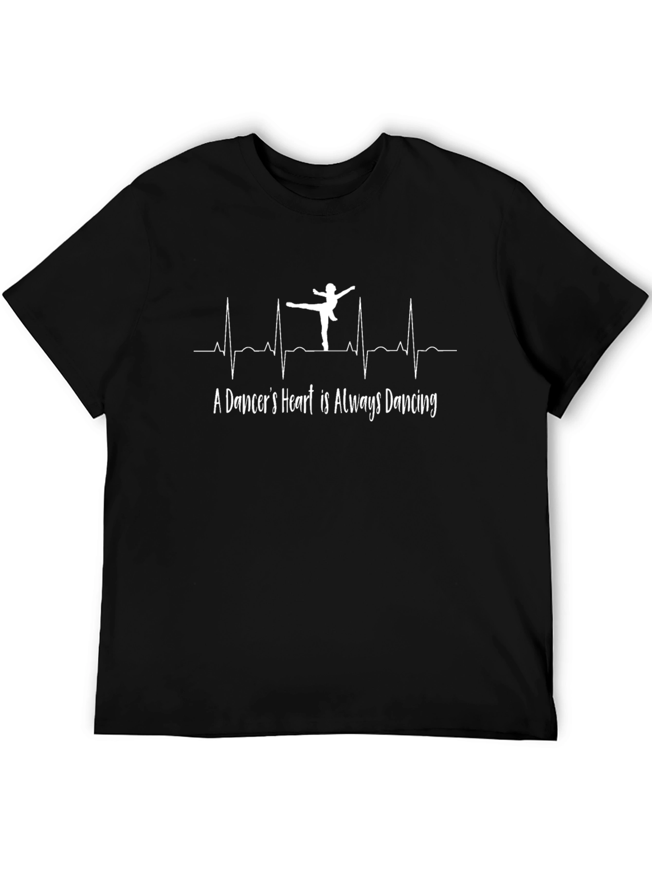 Dancers Heartbeat Graphic T-Shirt - Black