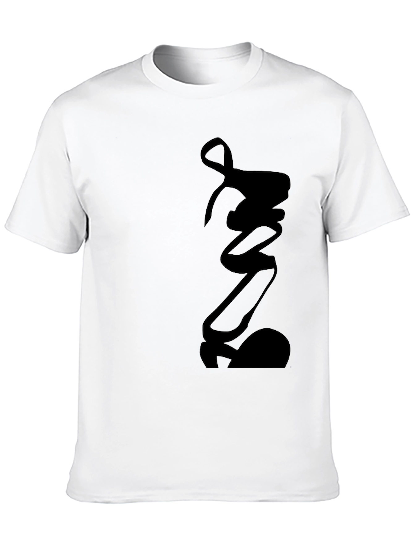 Modern Black Graphic Tee - Unique Design
