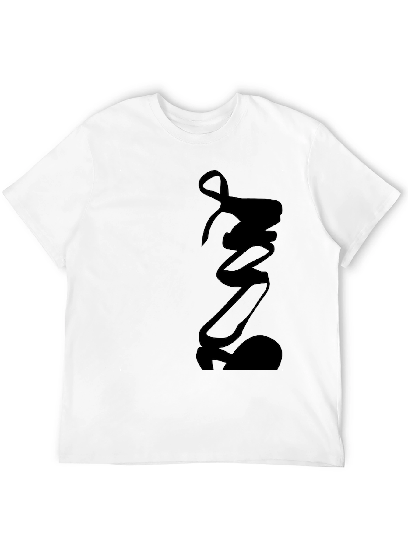 Modern Black Graphic Tee - Unique Design
