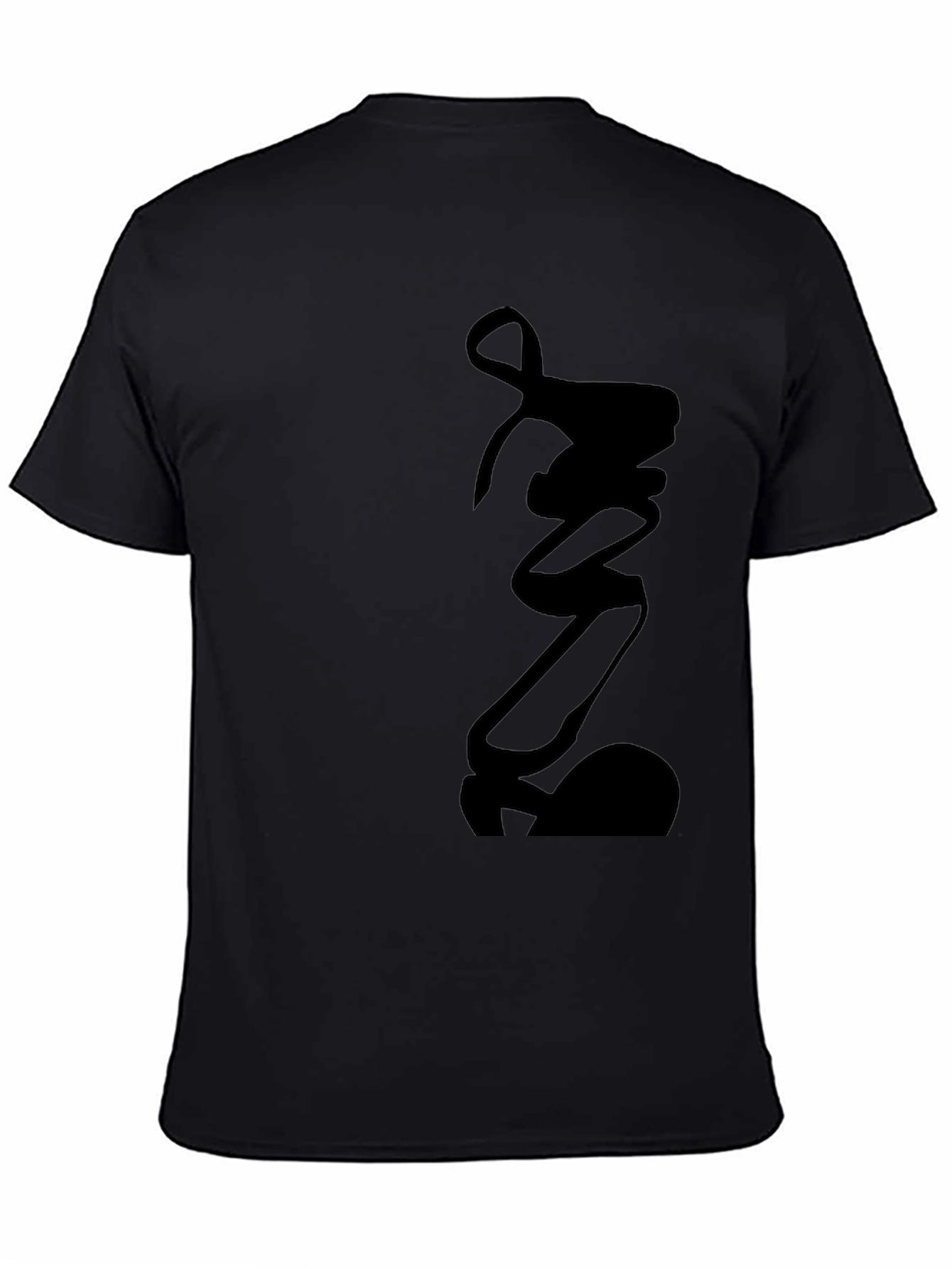 Modern Black Graphic Tee - Unique Design