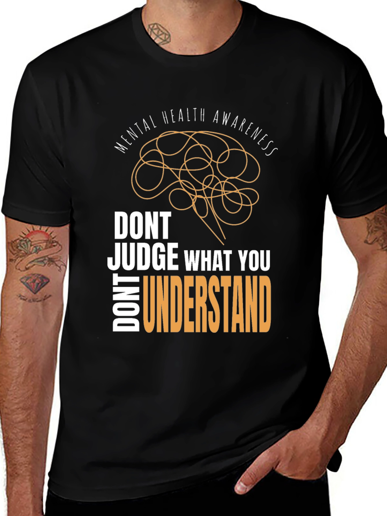 Mental Health Awareness T-Shirt - Dont Judge