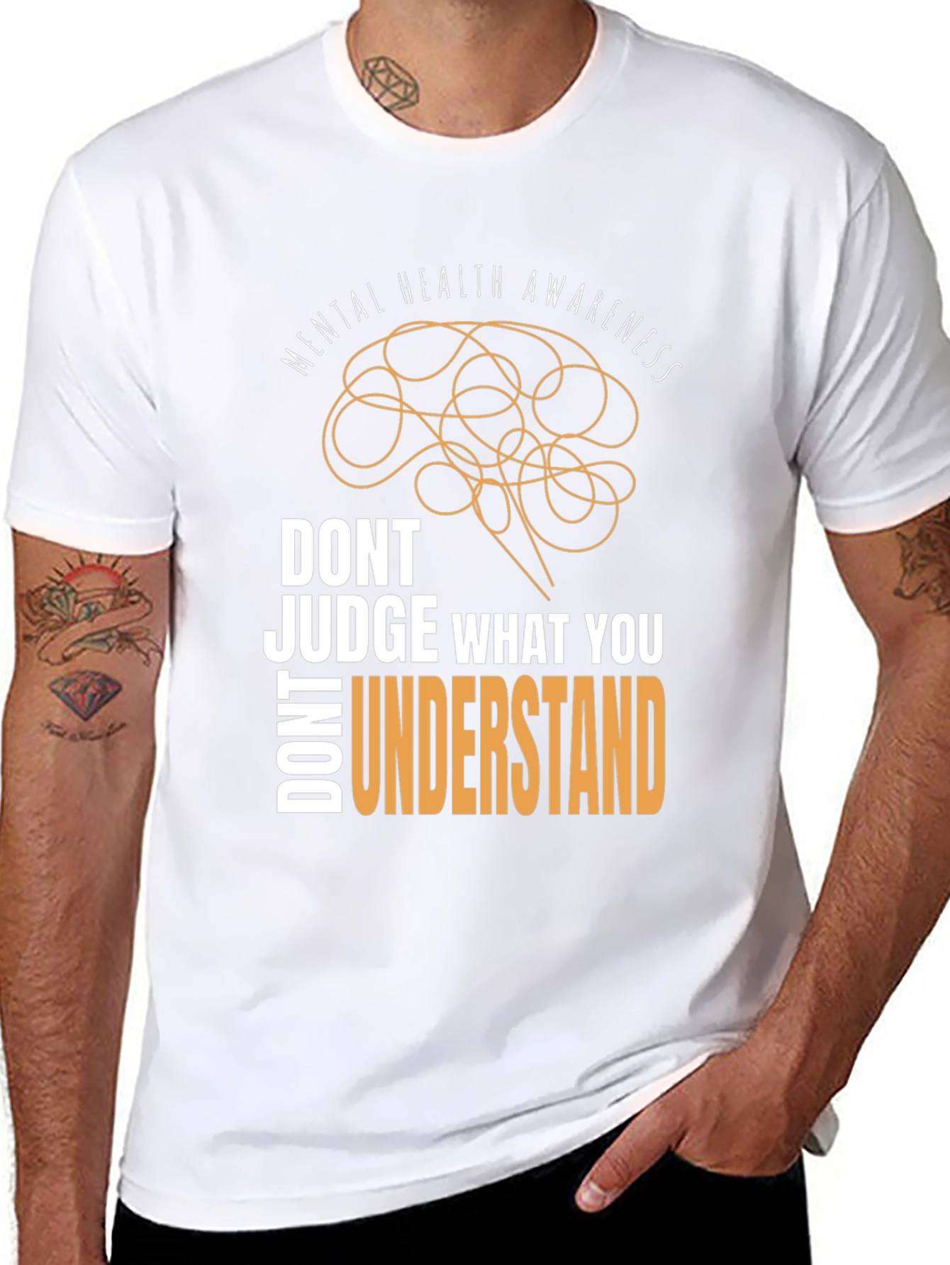 Mental Health Awareness T-Shirt - Dont Judge