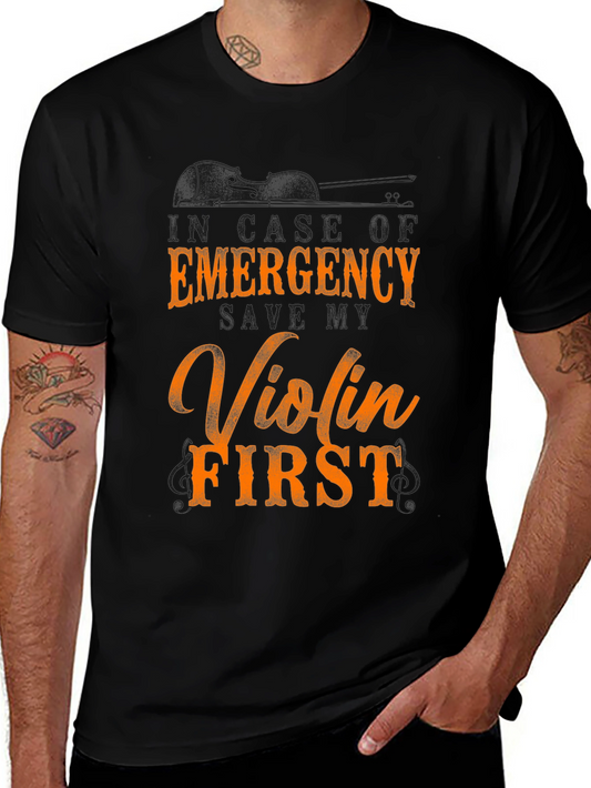 Emergency Violin First Graphic Tee