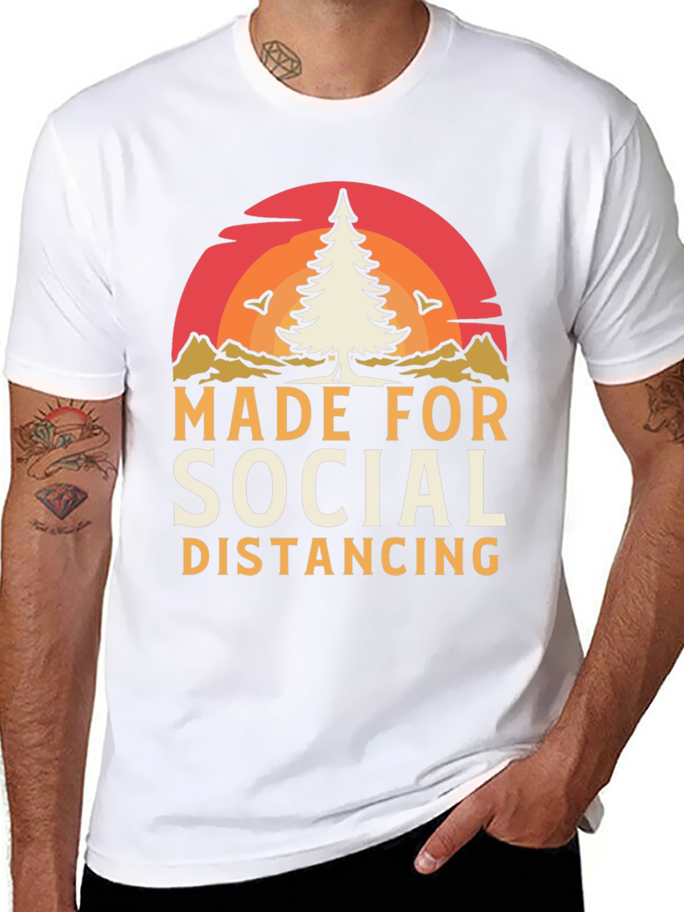 Made for Social Distancing Graphic Tee