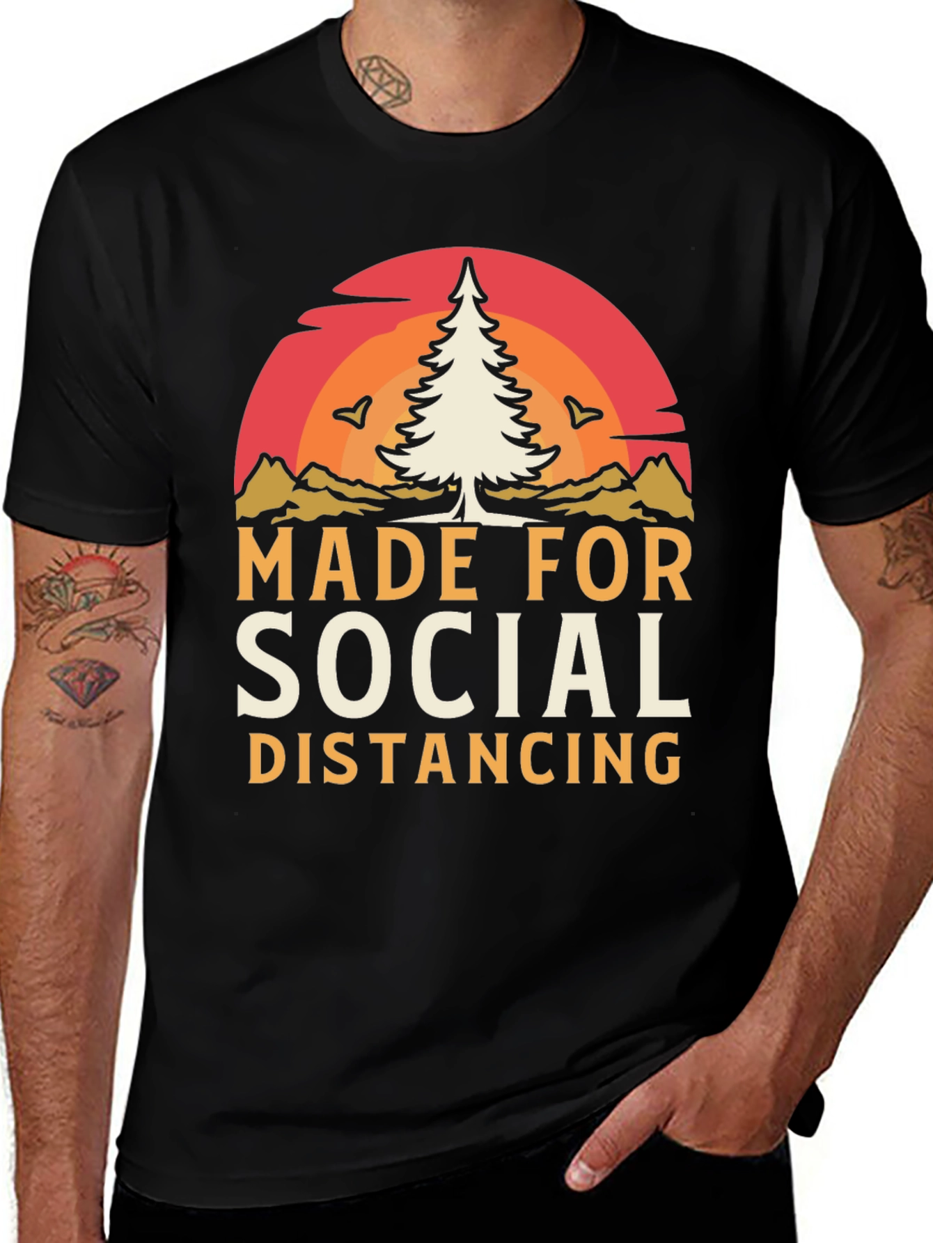 Made for Social Distancing Graphic Tee