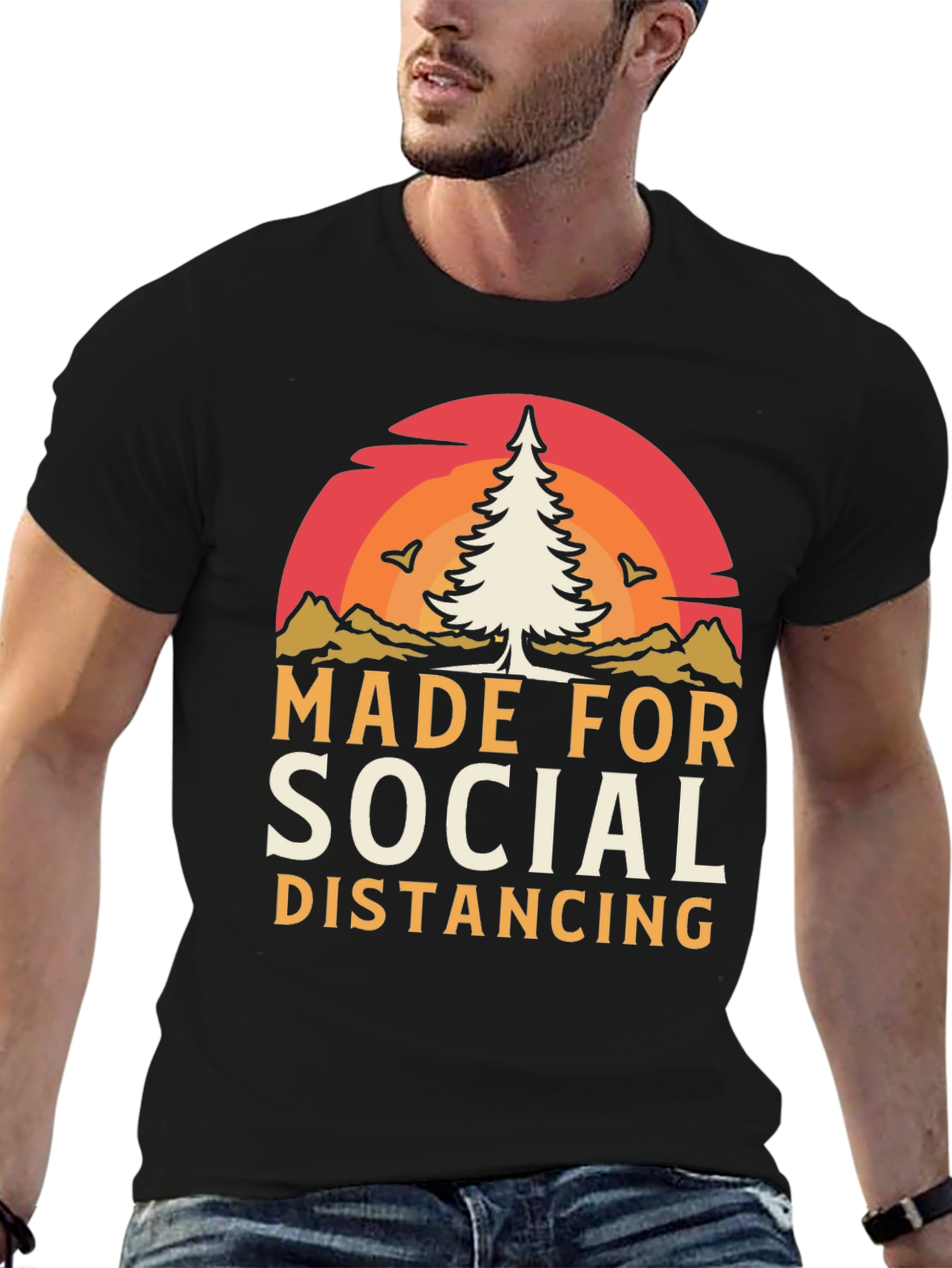 Made for Social Distancing Graphic Tee