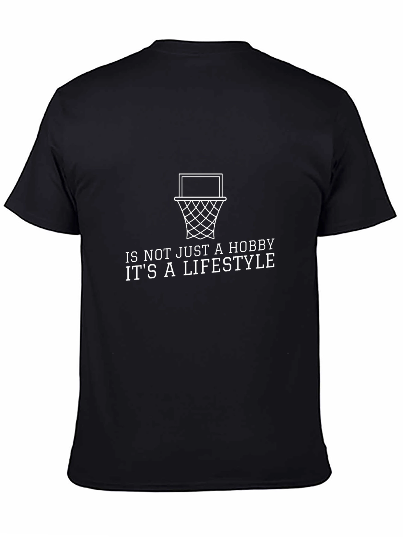 Basketball Lifestyle Tee - Black Graphic T-Shirt