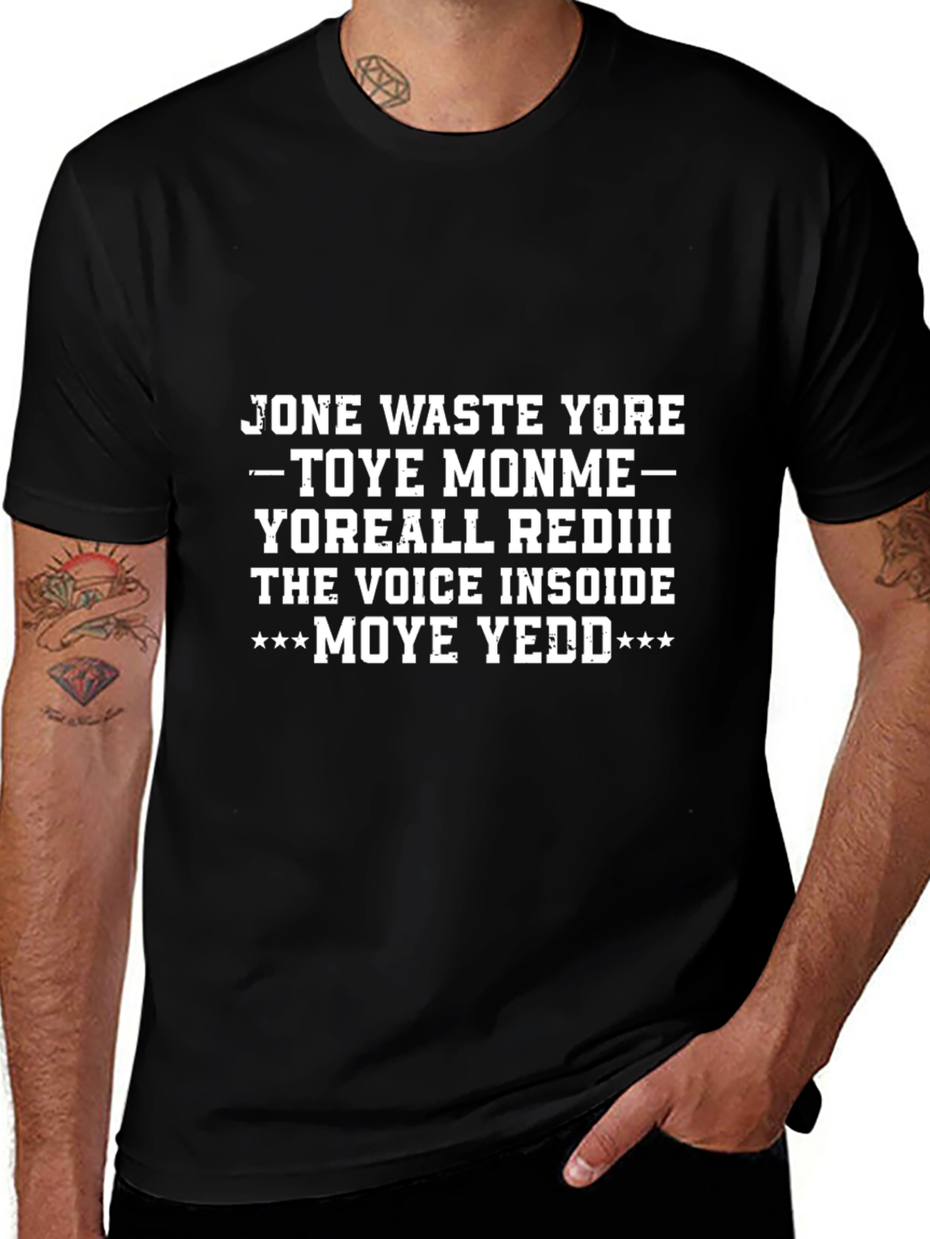 Humorous Moye Yedd Graphic T-Shirt