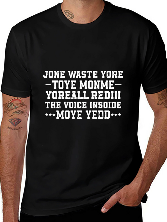 Humorous Moye Yedd Graphic T-Shirt