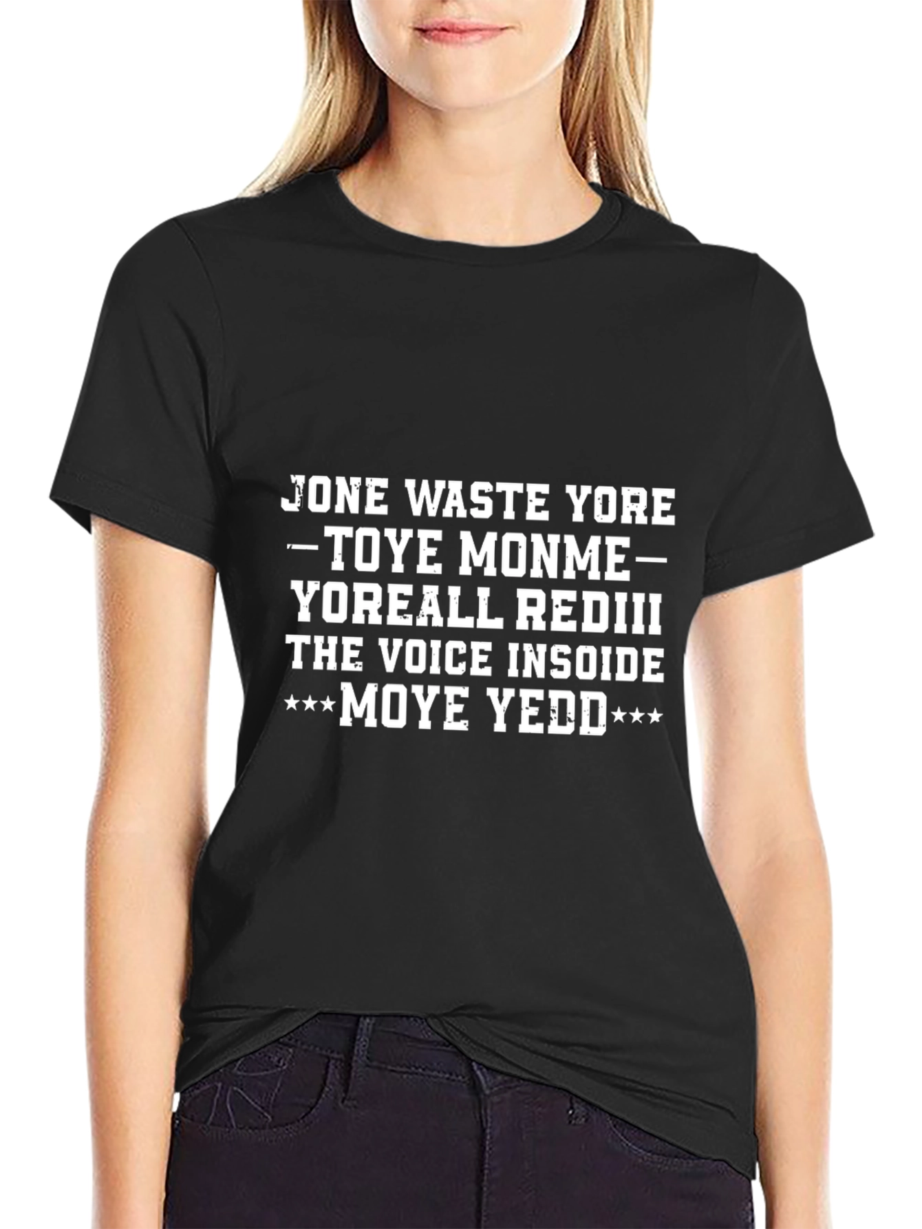 Humorous Moye Yedd Graphic T-Shirt