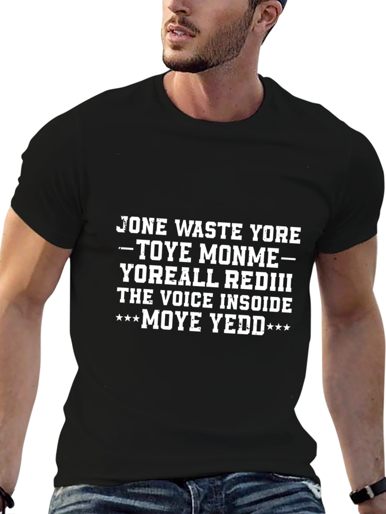 Humorous Moye Yedd Graphic T-Shirt
