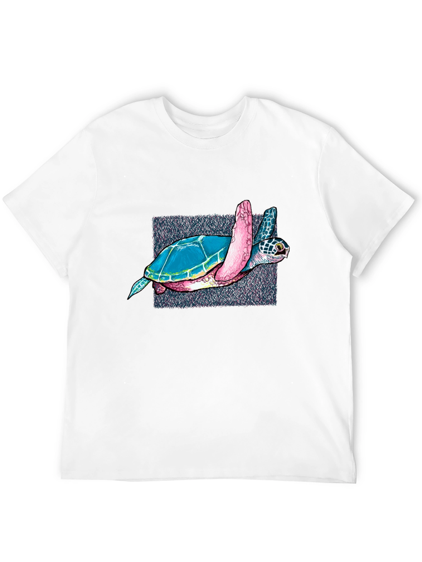 Sea Turtle Graphic Black T-Shirt