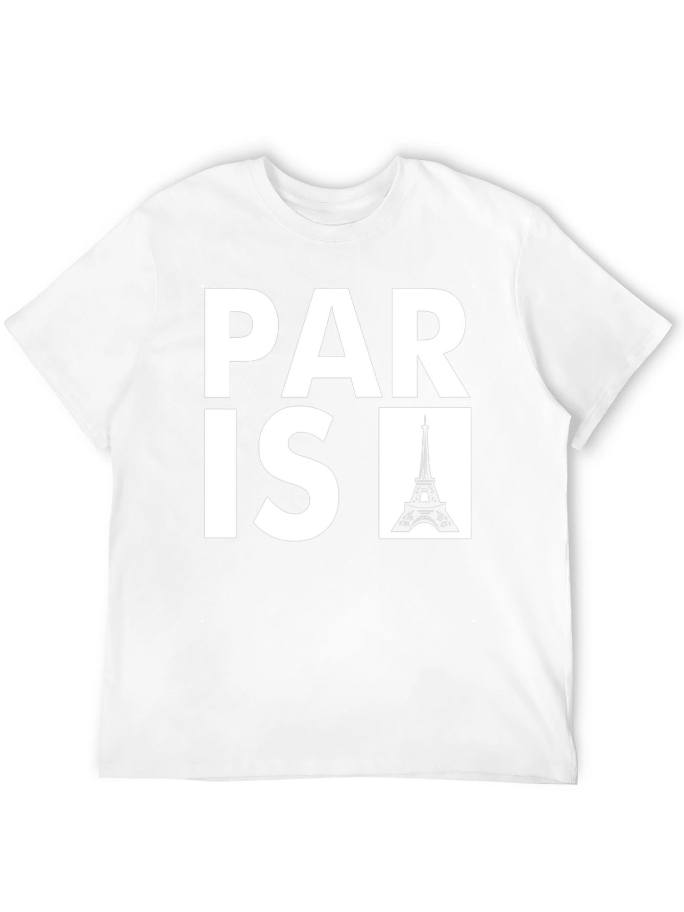 Paris Eiffel Tower Black Graphic Tee