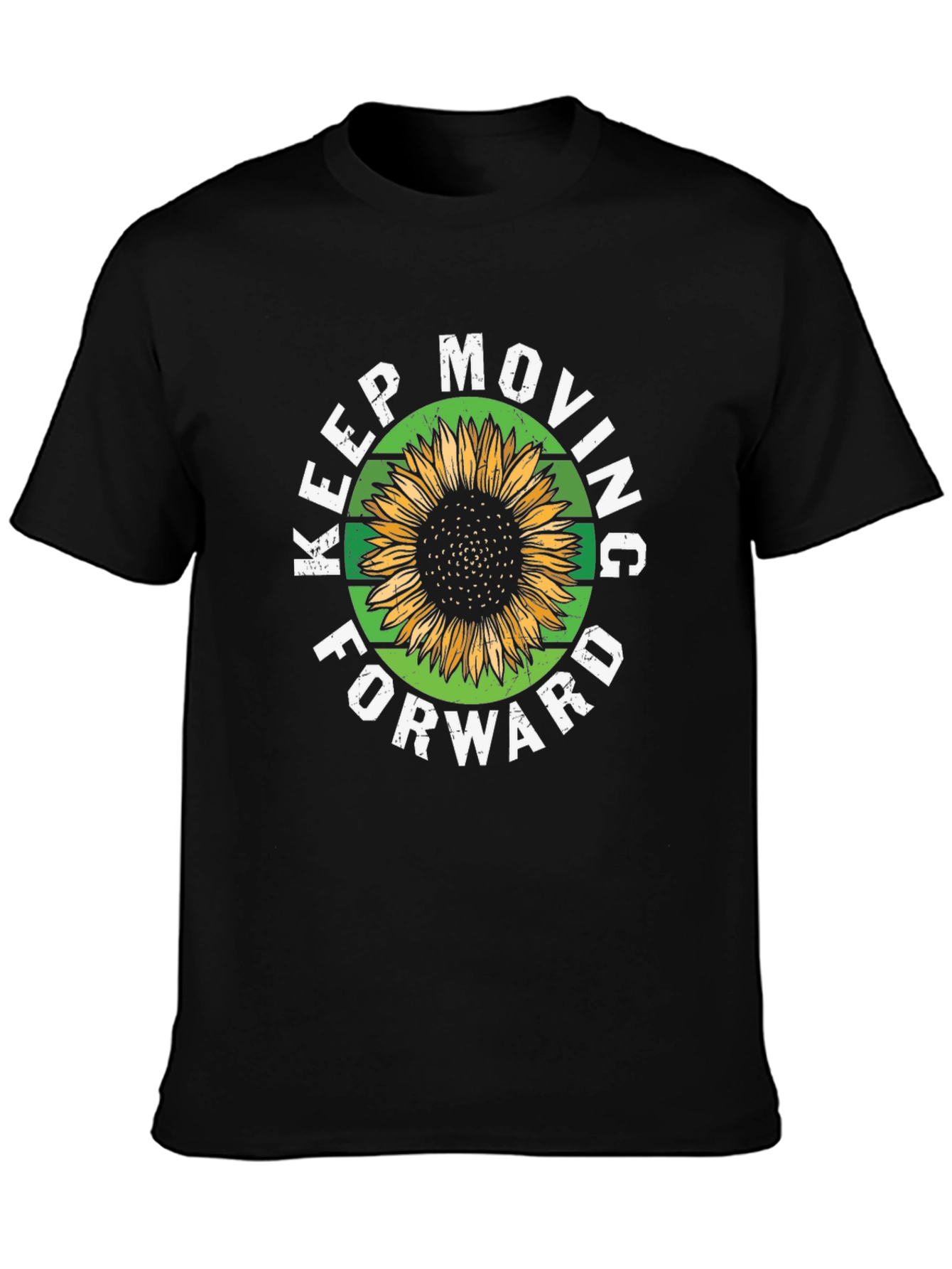 Keep Moving Forward Sunflower Graphic Tee