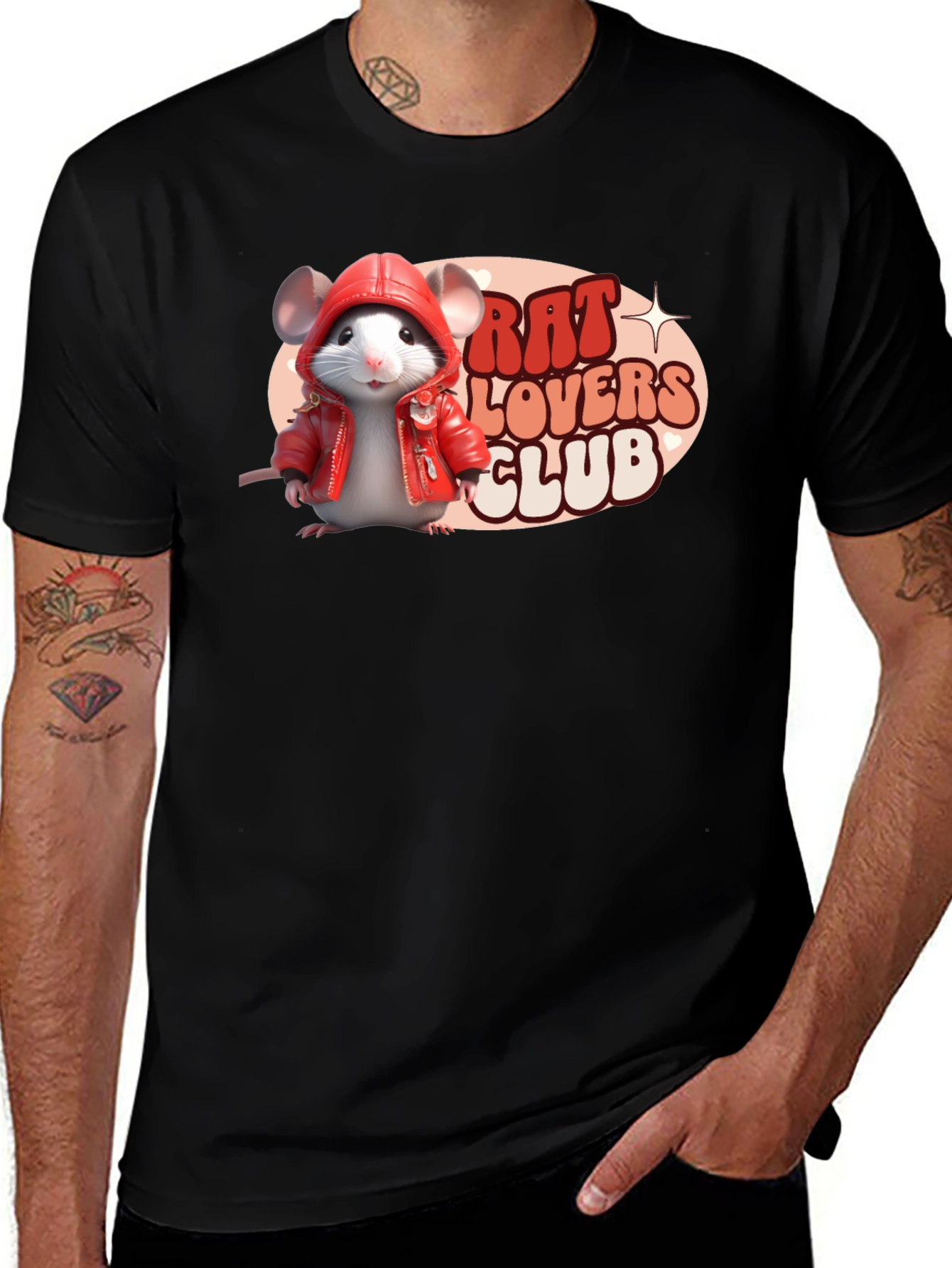 Rat Lovers Club Graphic Tee