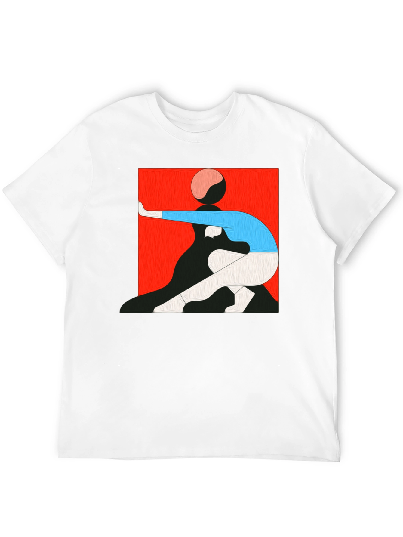 Abstract Graphic Tee - Modern Art Shirt