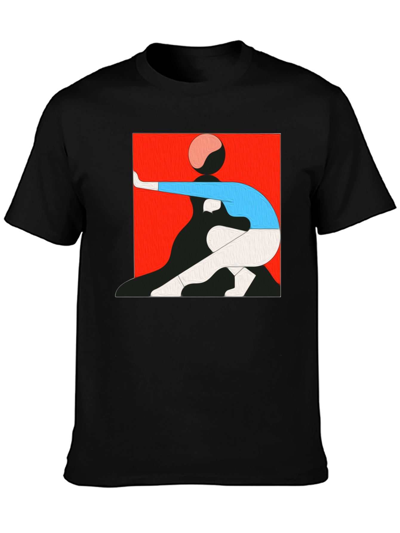 Abstract Graphic Tee - Modern Art Shirt