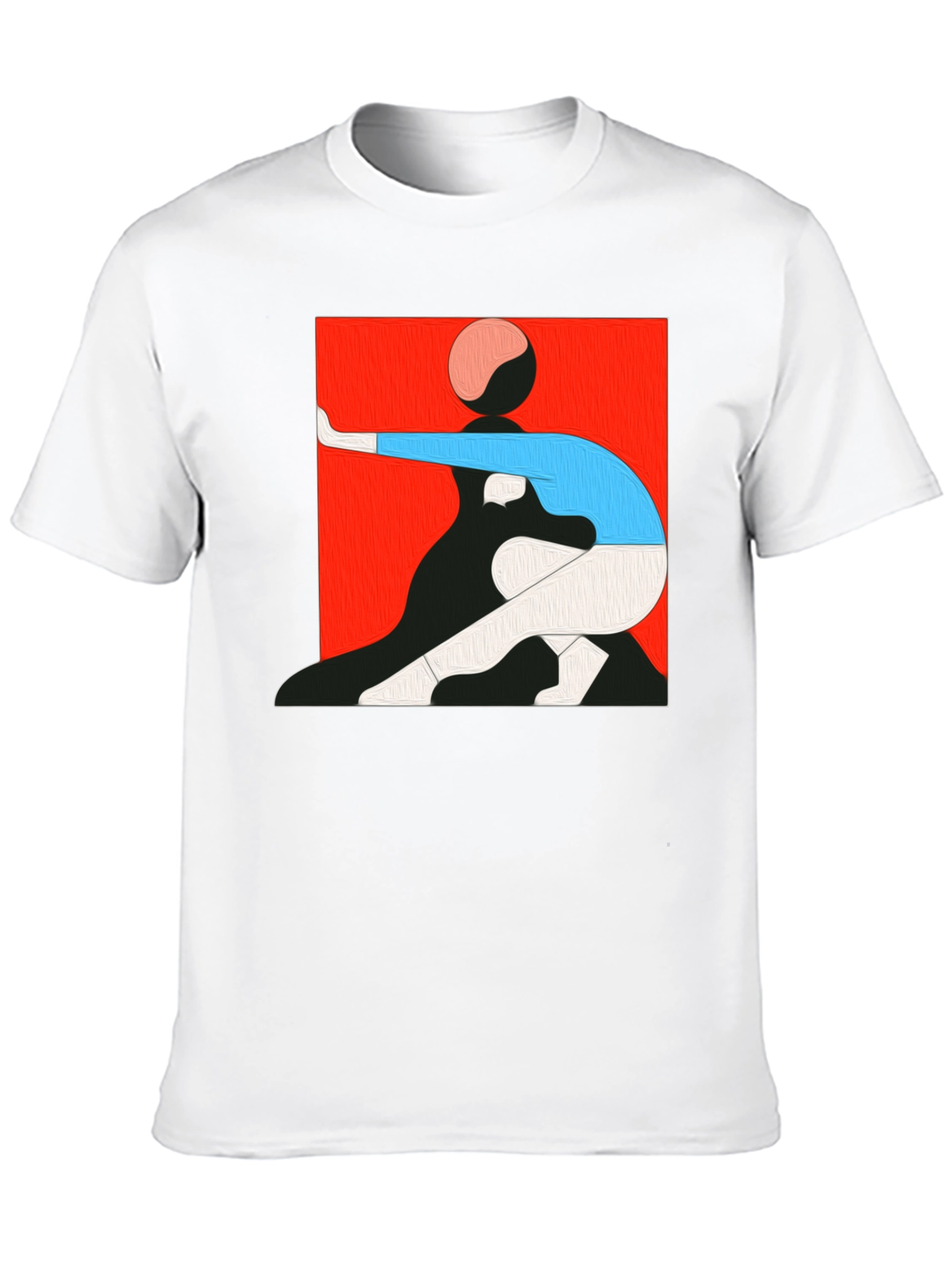Abstract Graphic Tee - Modern Art Shirt
