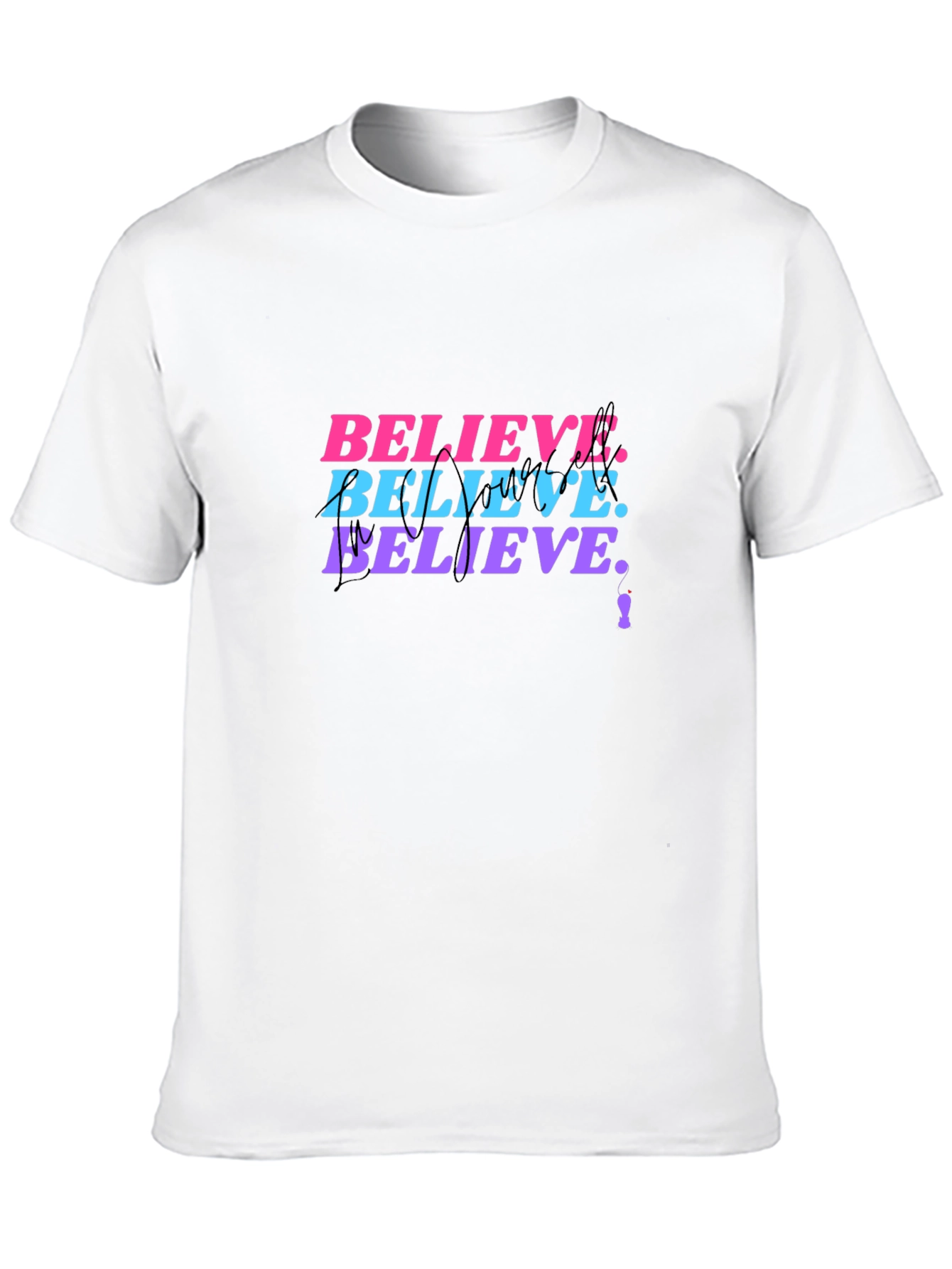 Believe Graphic Print T-Shirt