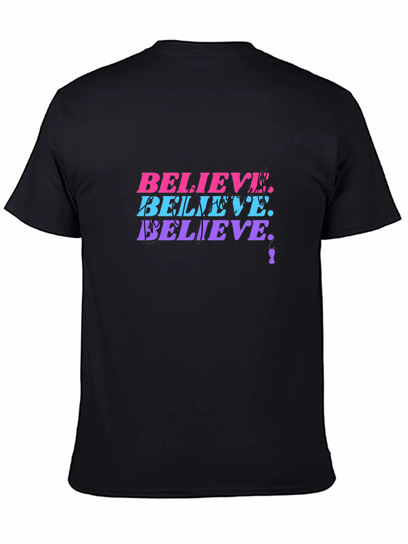 Believe Graphic Print T-Shirt