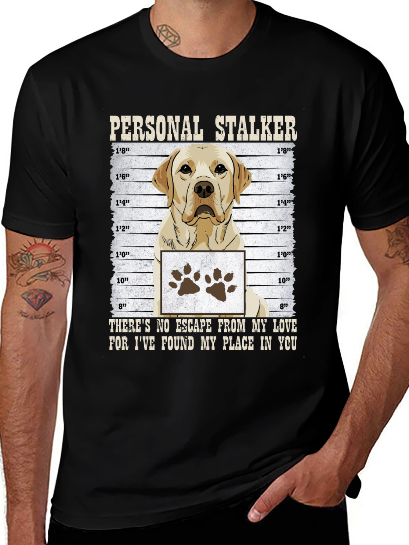 Personal Stalker Dog T-Shirt
