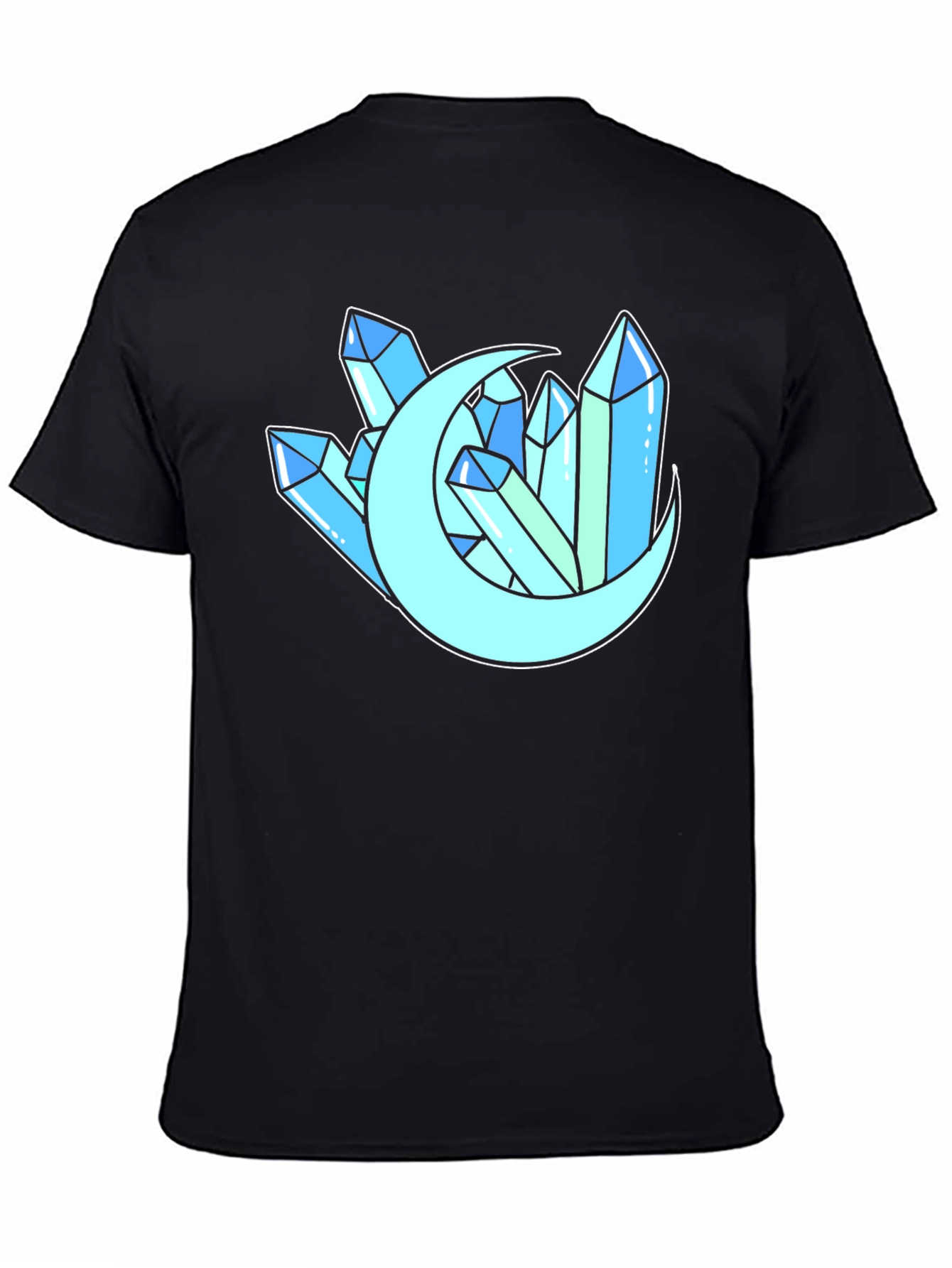 Crystals and Moon Graphic T-Shirt