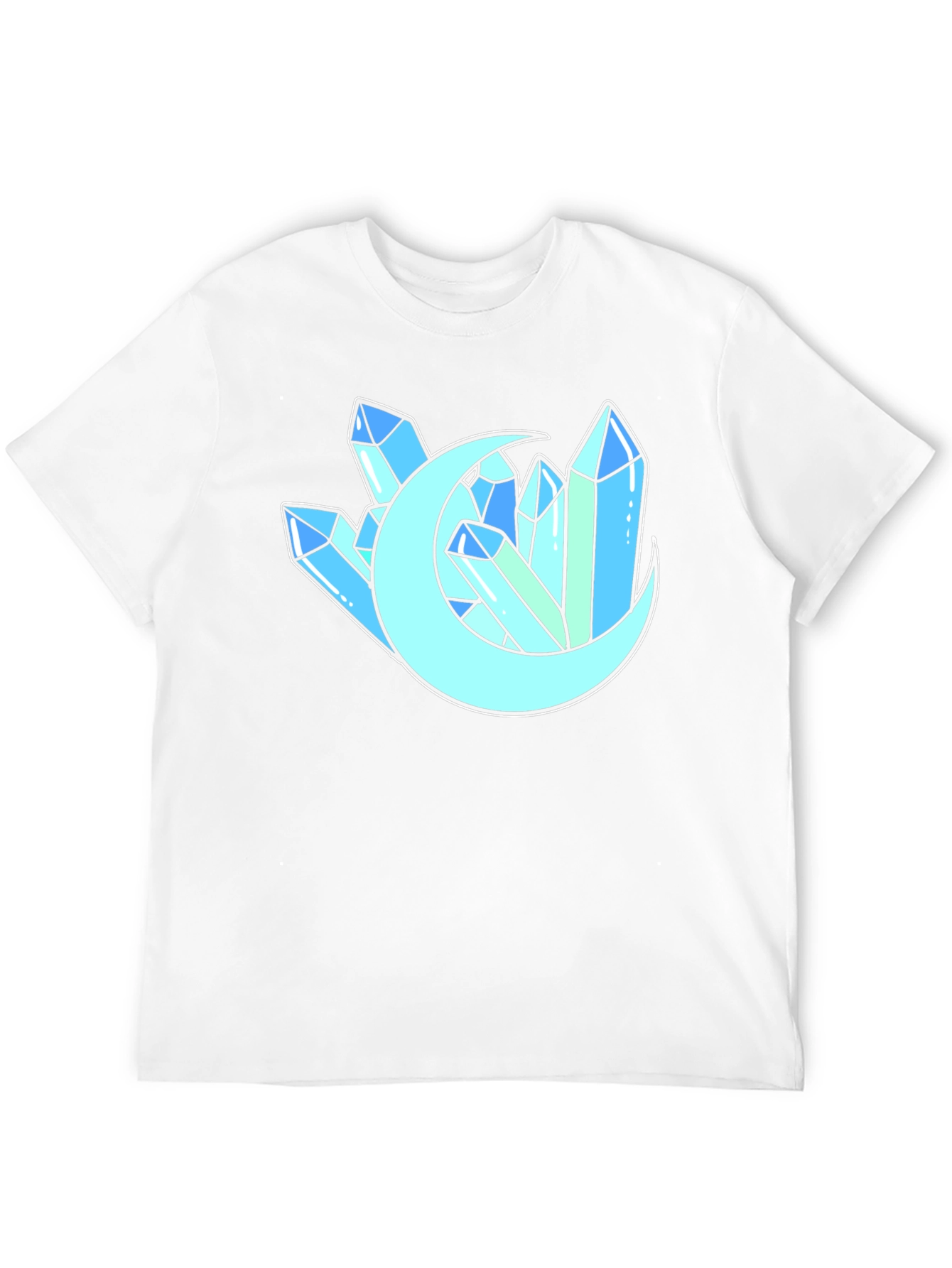 Crystals and Moon Graphic T-Shirt