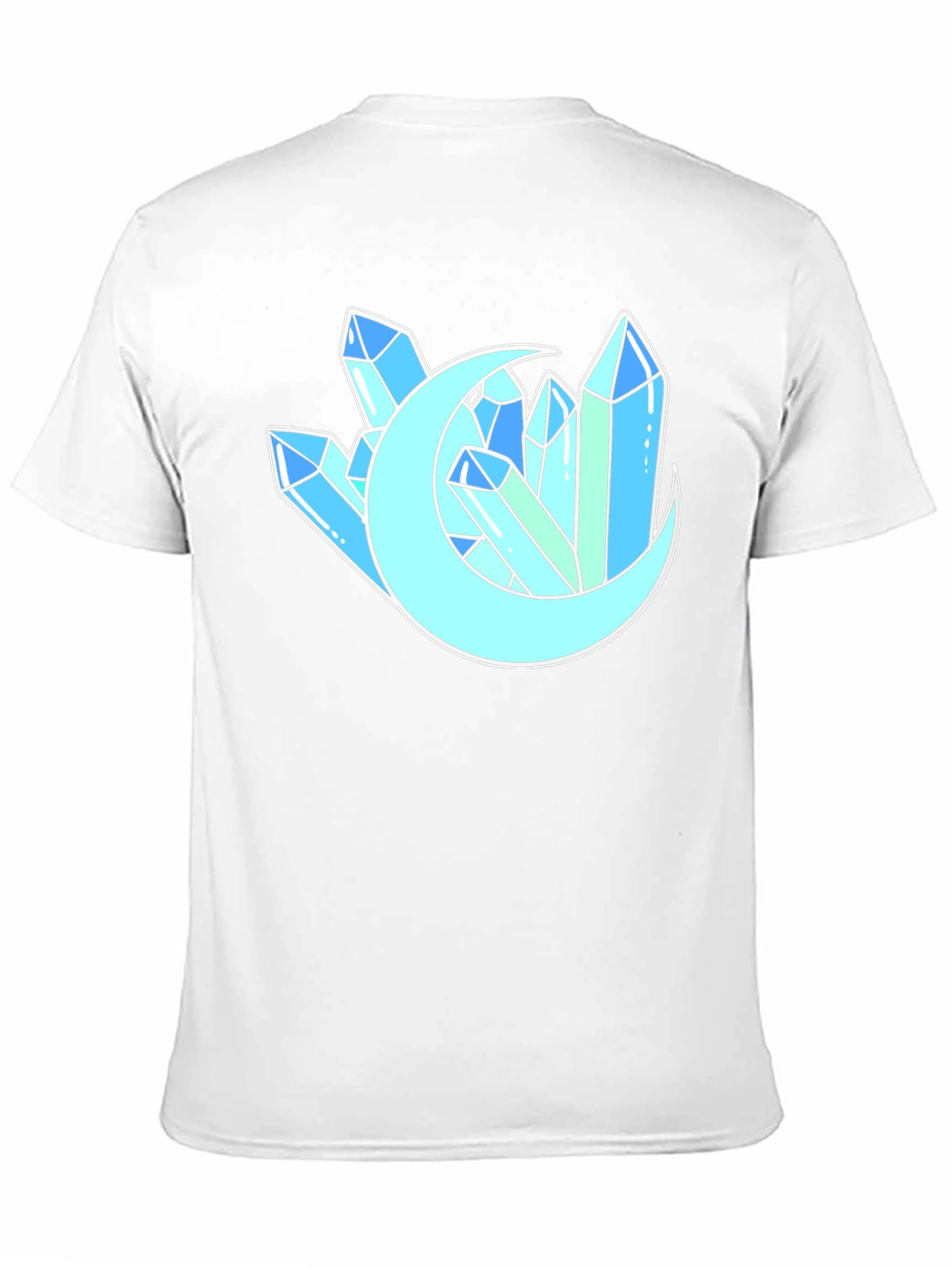 Crystals and Moon Graphic T-Shirt