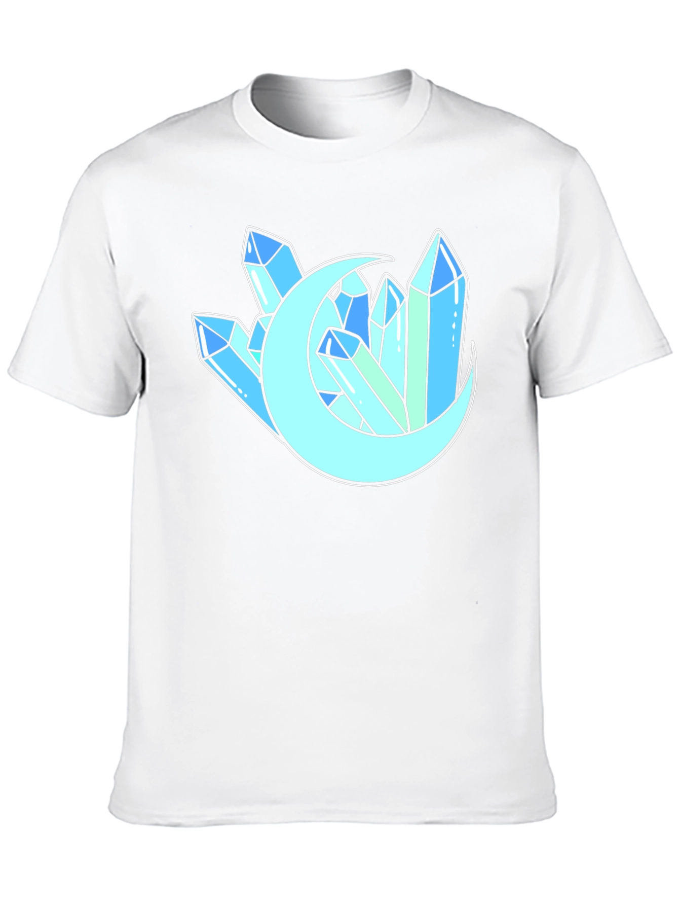 Crystals and Moon Graphic T-Shirt