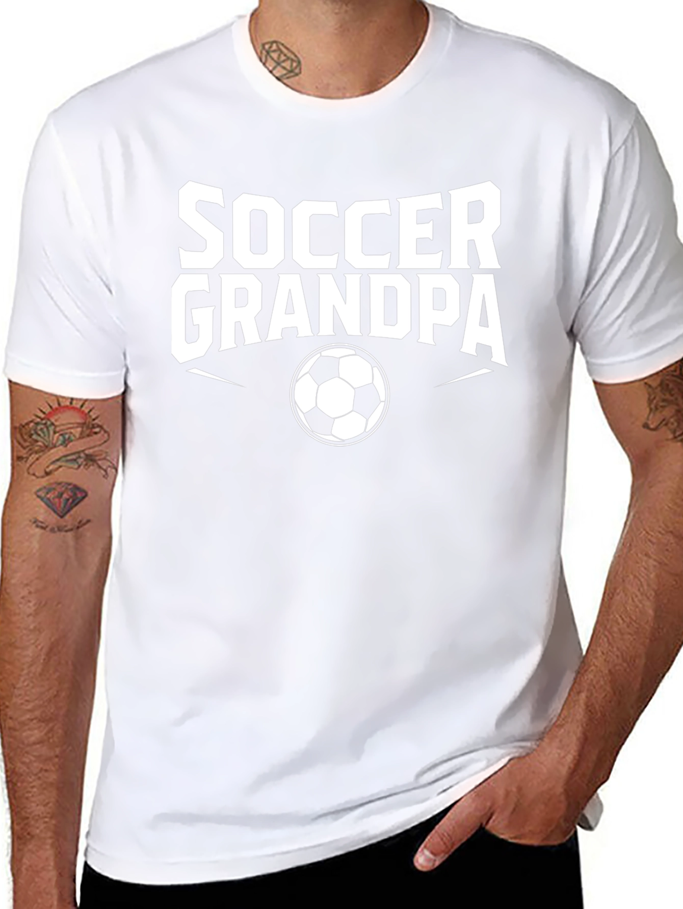 Soccer Grandpa Graphic T-Shirt