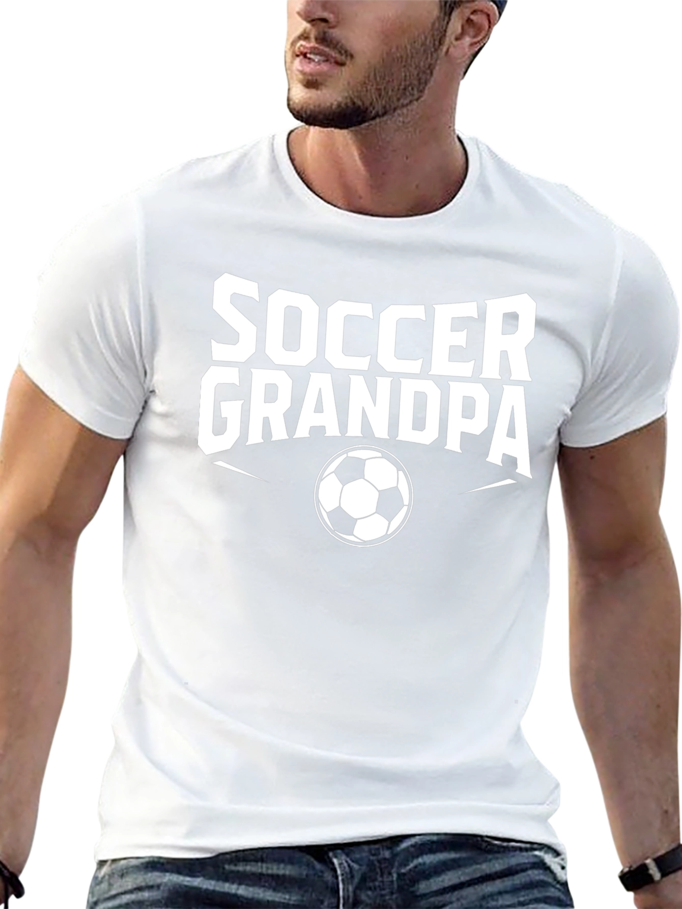 Soccer Grandpa Graphic T-Shirt