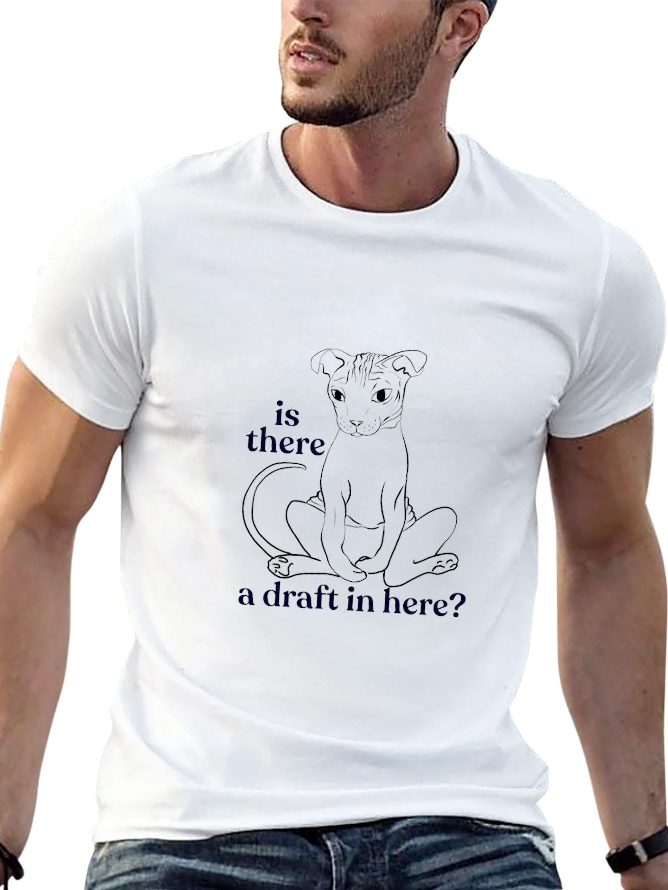 Is There a Draft Here? Graphic T-Shirt