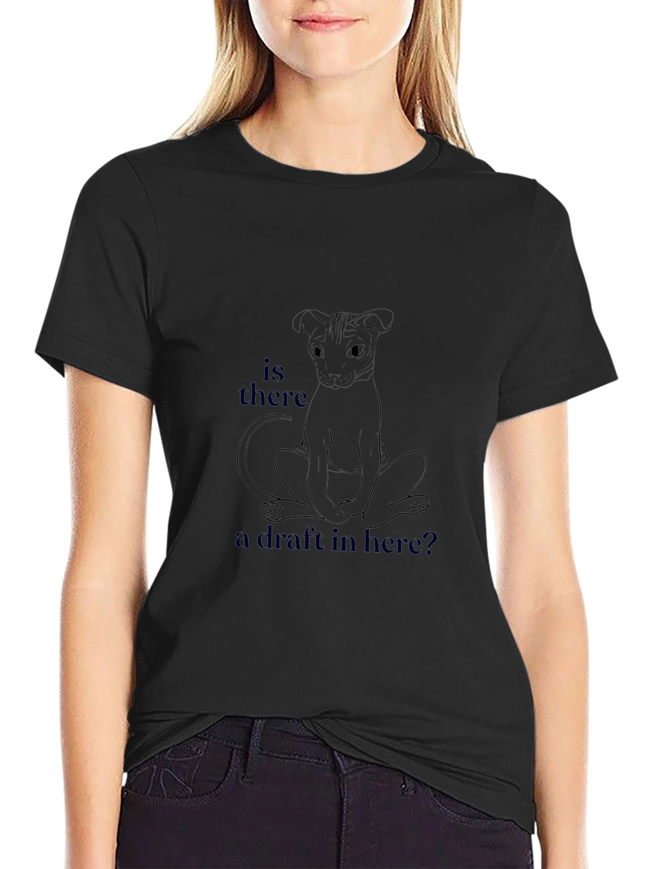 Is There a Draft Here? Graphic T-Shirt