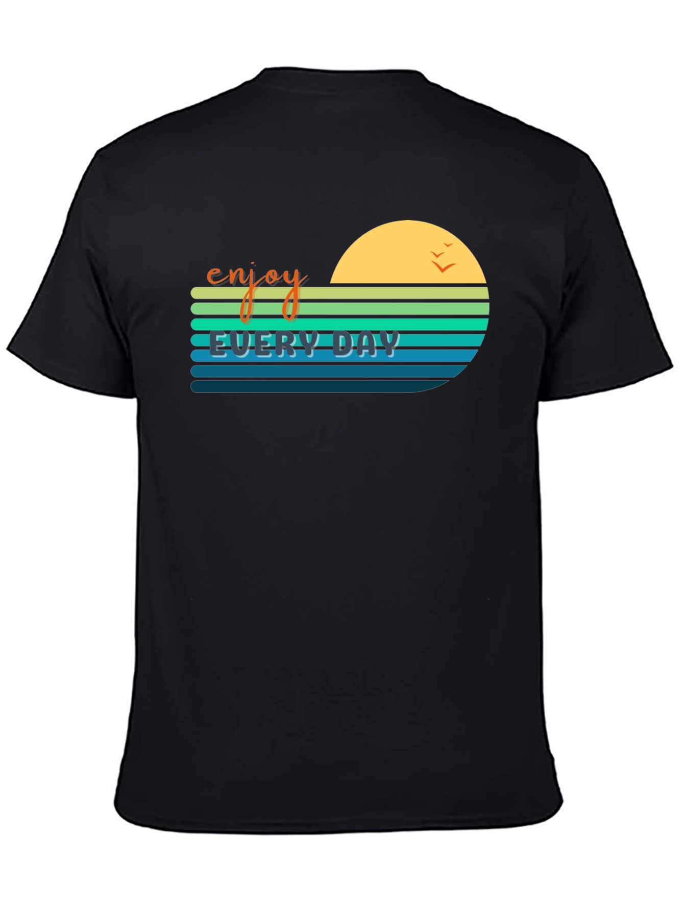 Enjoy Every Day Graphic Tee - Retro Style