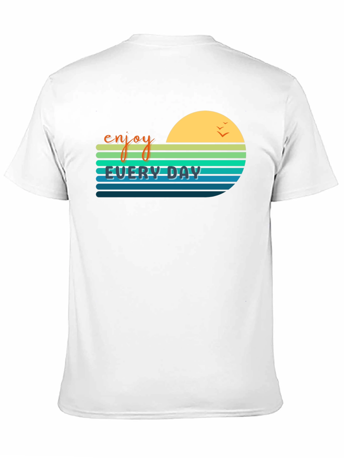 Enjoy Every Day Graphic Tee - Retro Style