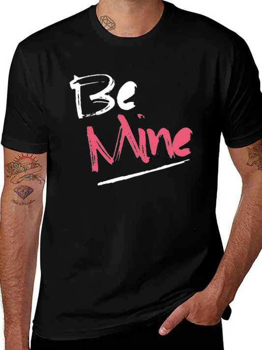 Be Mine Graphic Tee - Mens Black Short Sleeve