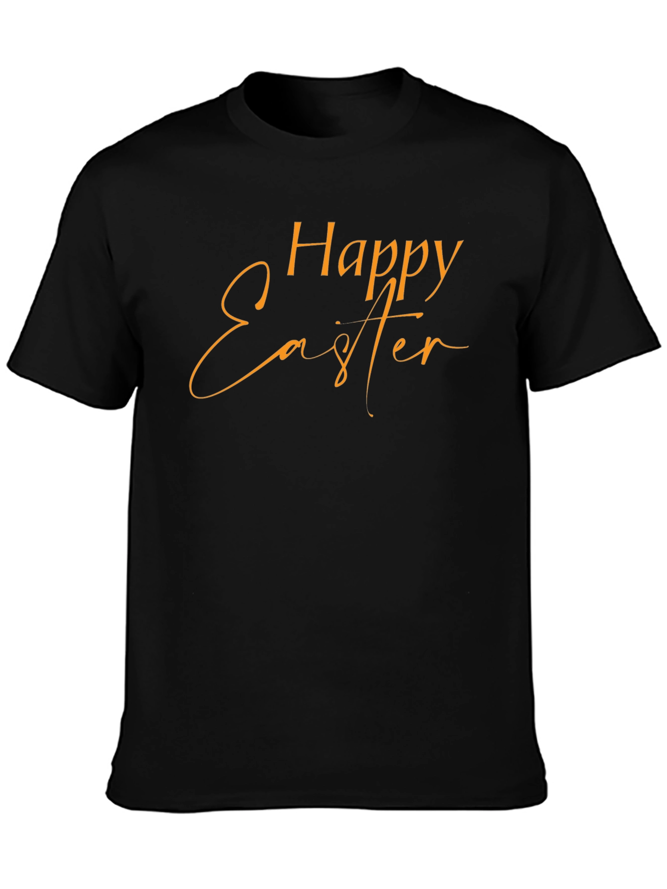 Happy Easter Black T-Shirt