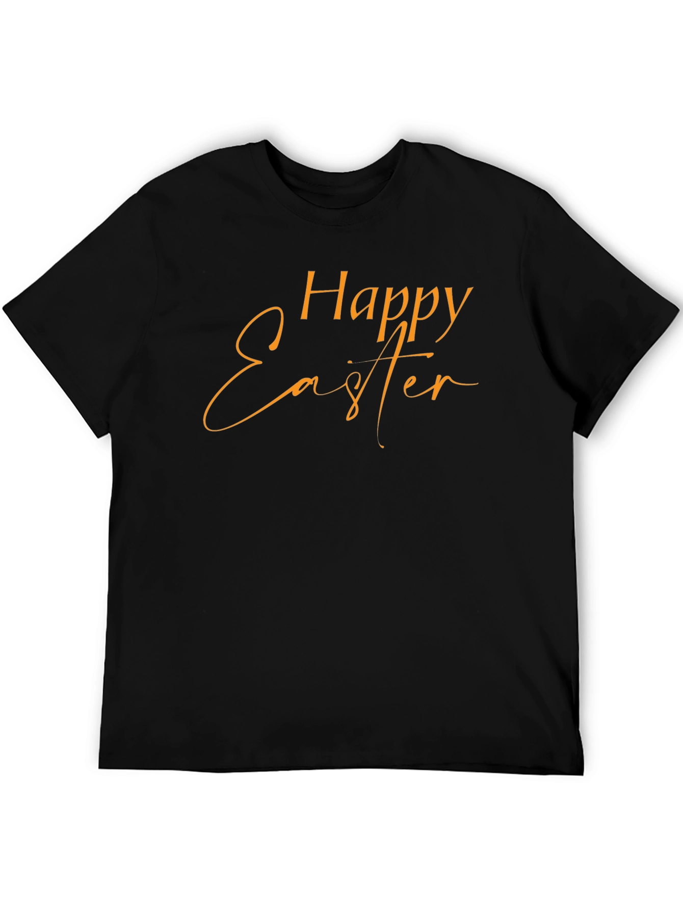 Happy Easter Black T-Shirt