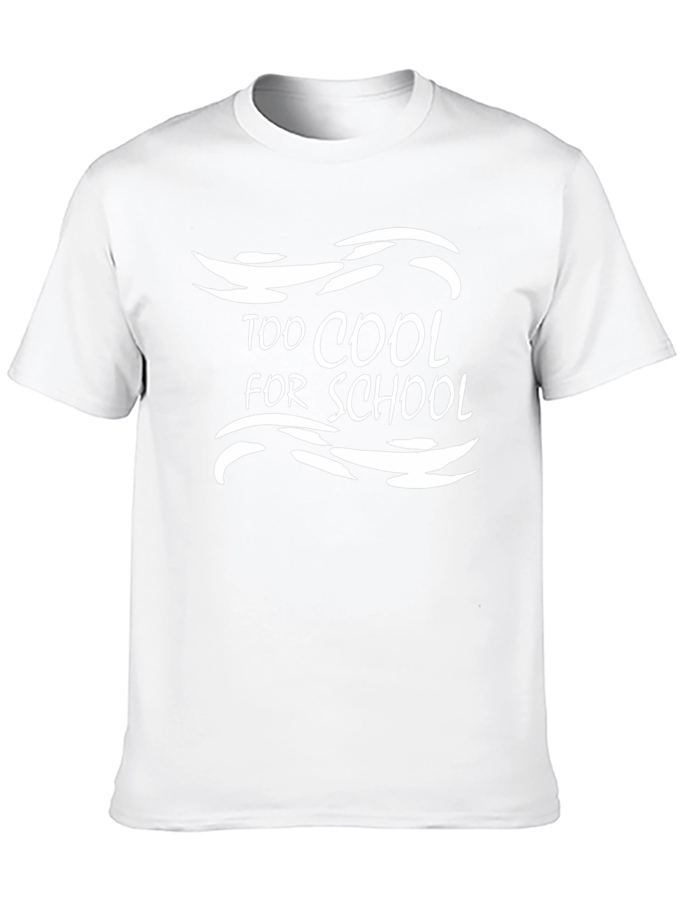 Too Cool For School Black Graphic T-Shirt
