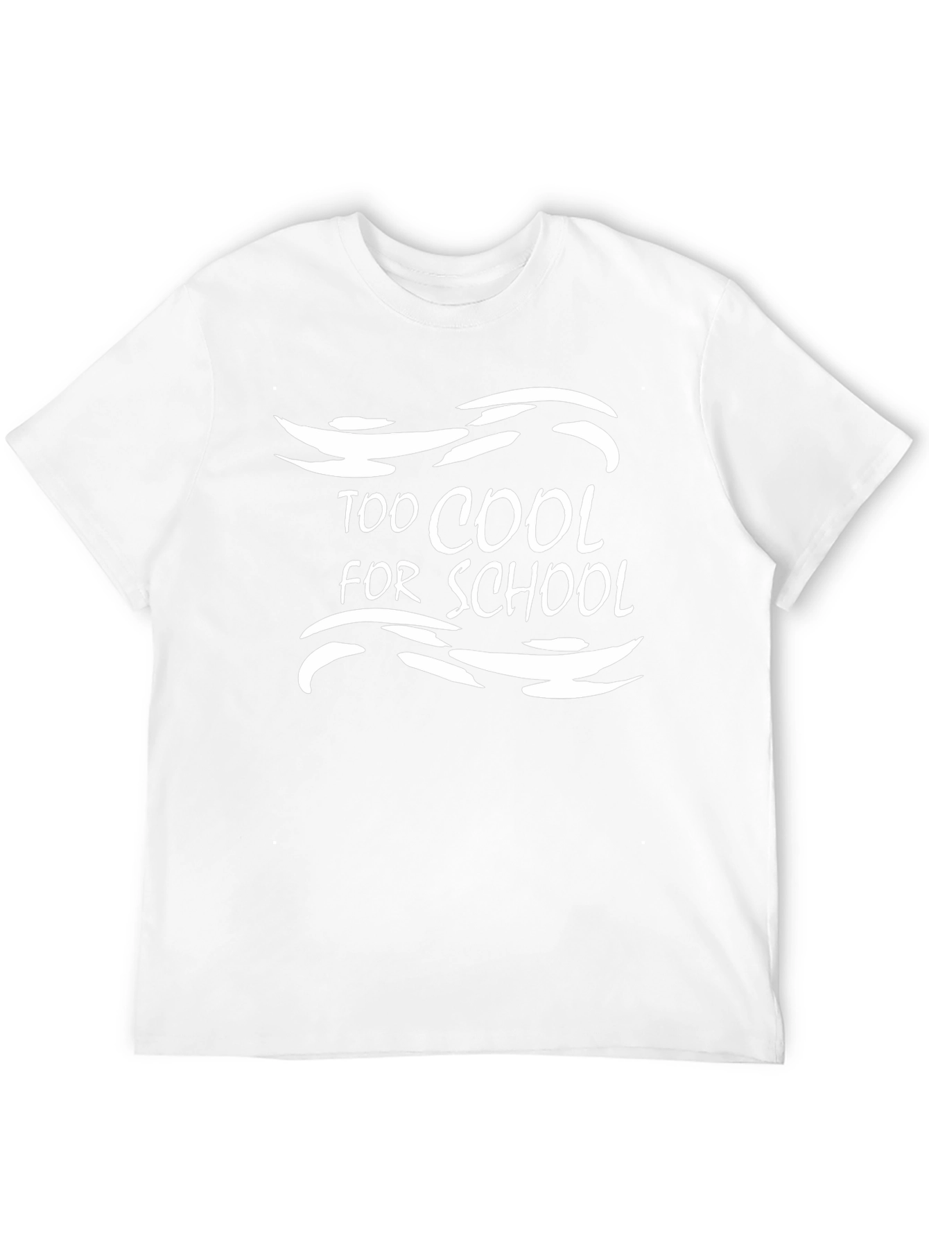 Too Cool For School Black Graphic T-Shirt