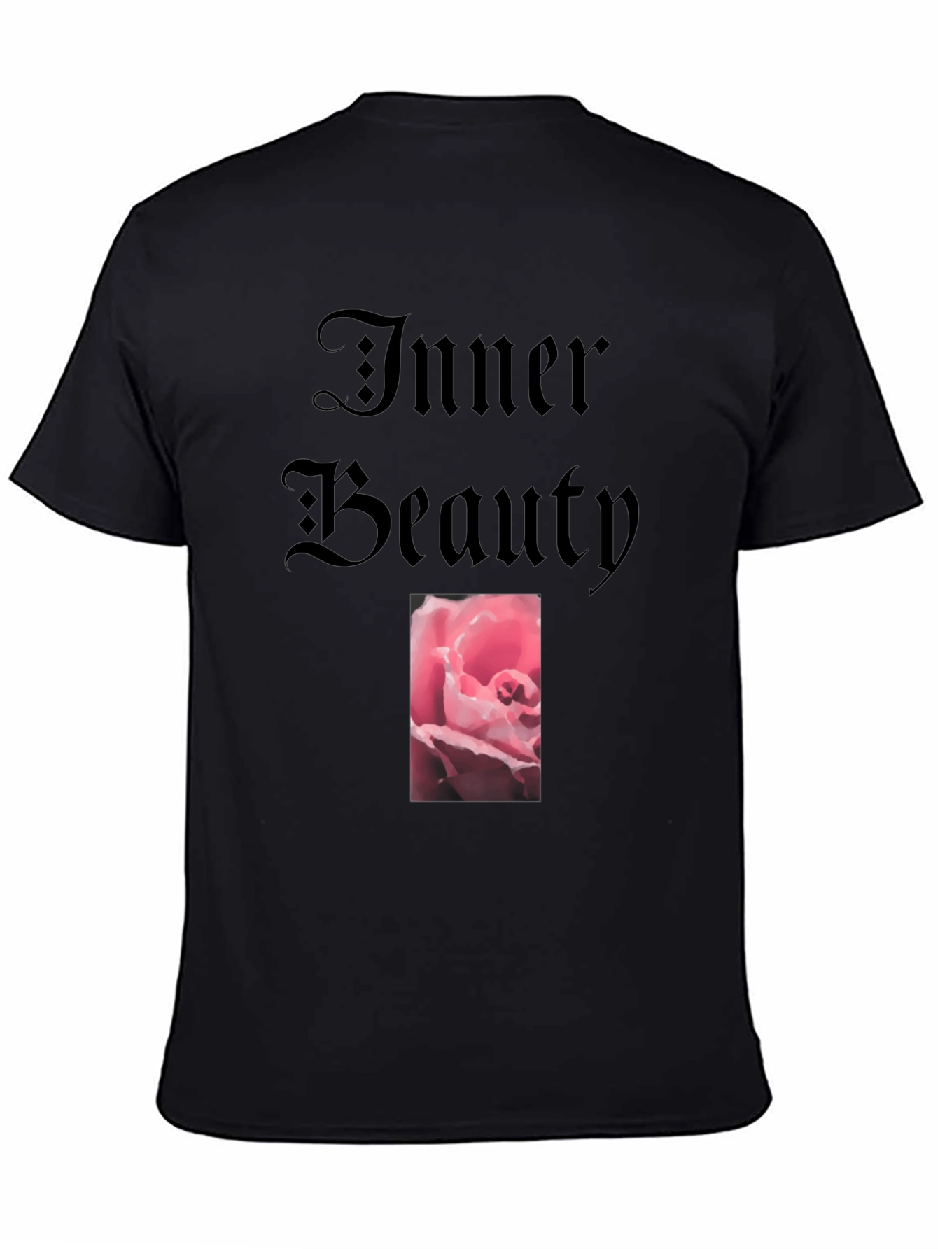 Inner Beauty Rose Graphic Tee - Soft Cotton