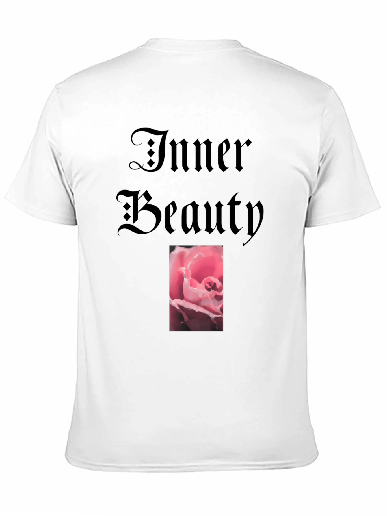 Inner Beauty Rose Graphic Tee - Soft Cotton