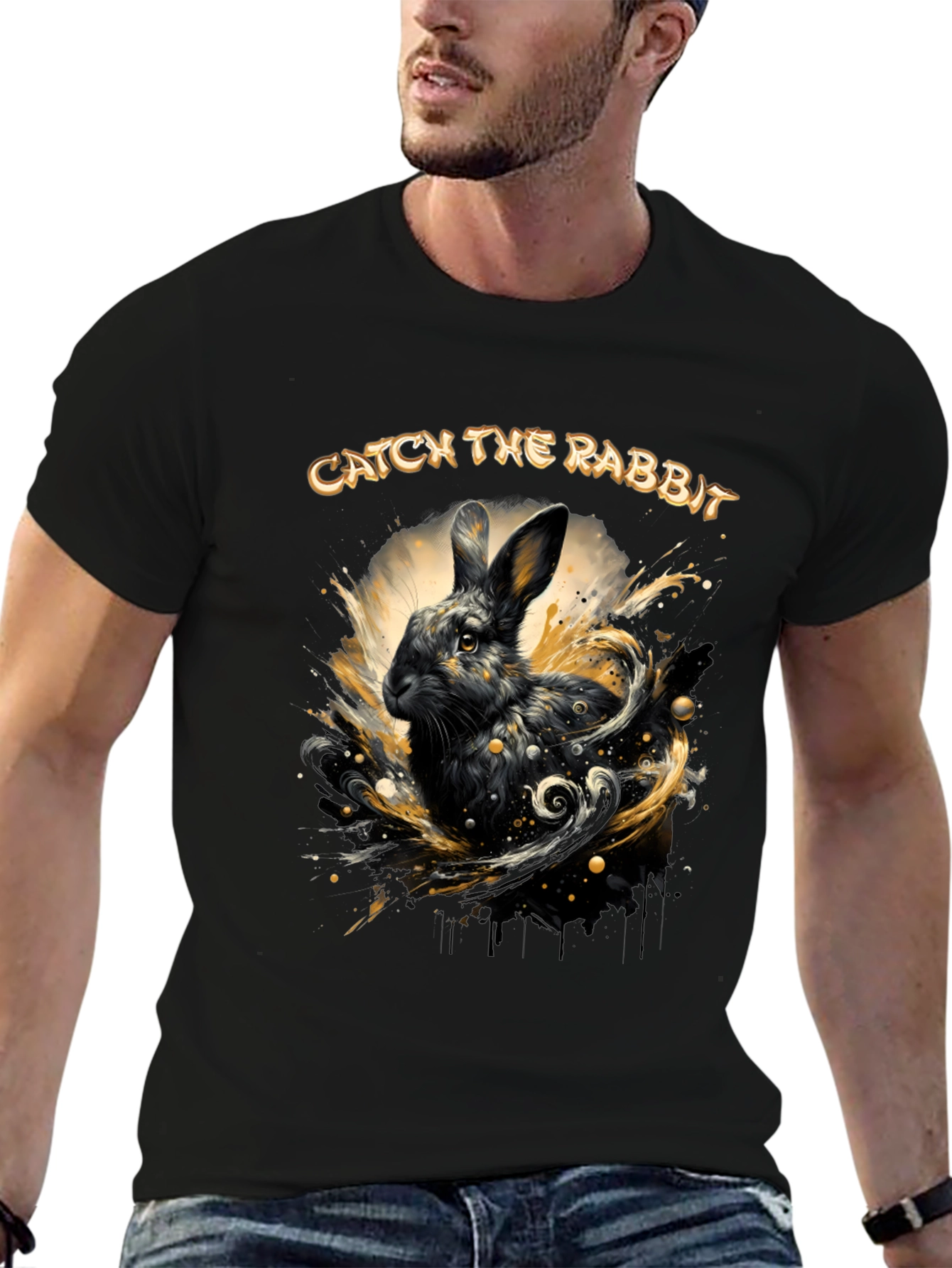 Catch The Rabbit Graphic T-Shirt