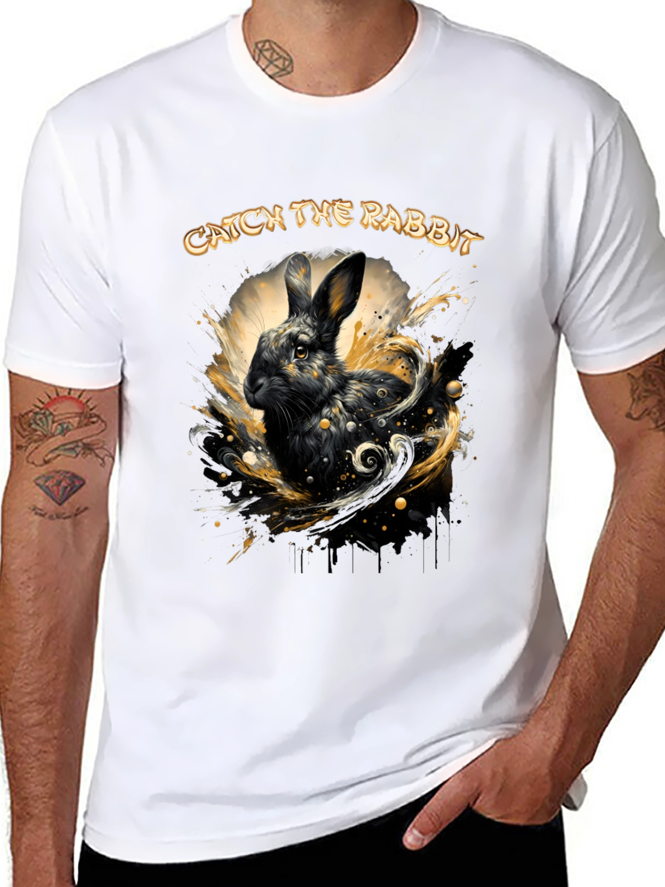 Catch The Rabbit Graphic T-Shirt