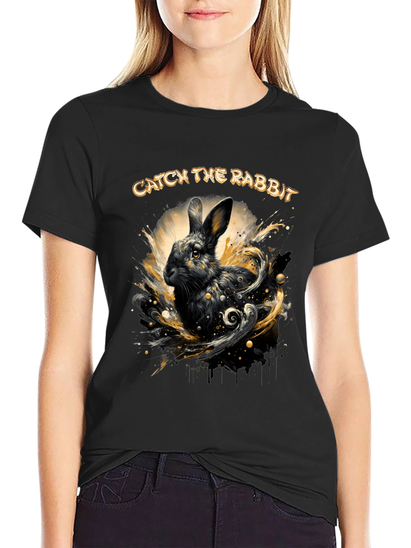 Catch The Rabbit Graphic T-Shirt