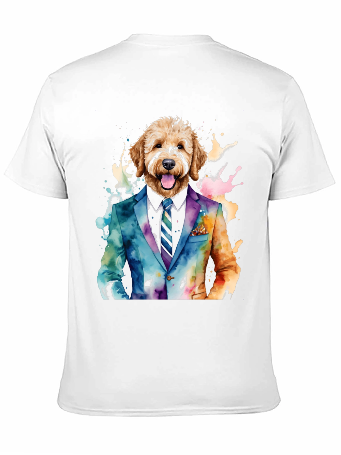 Dog in Suit Graphic Tee - Stylish & Unique