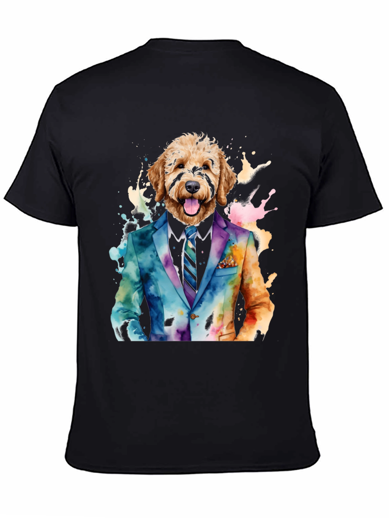 Dog in Suit Graphic Tee - Stylish & Unique