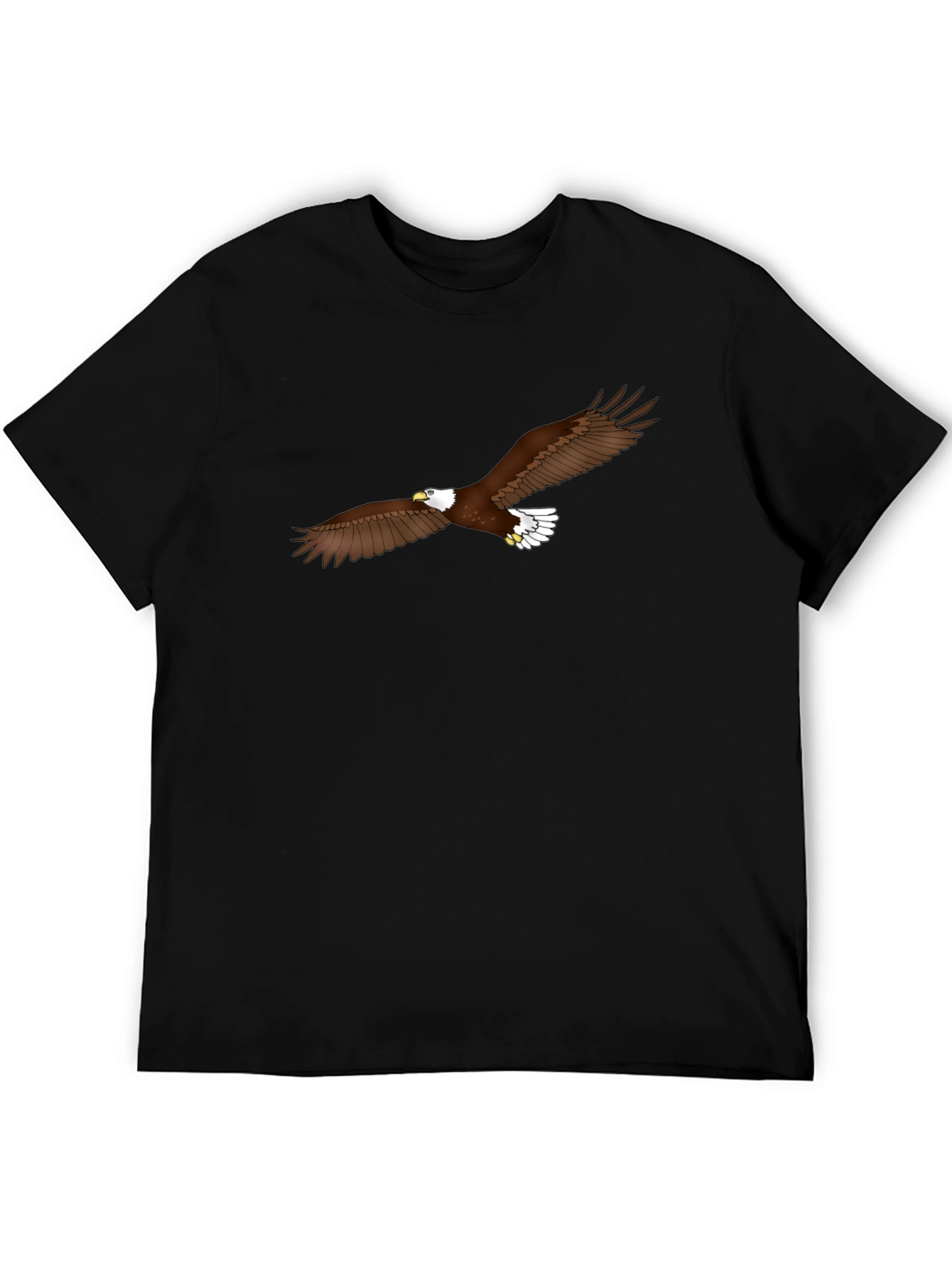 Eagle Graphic Black T-Shirt for Men