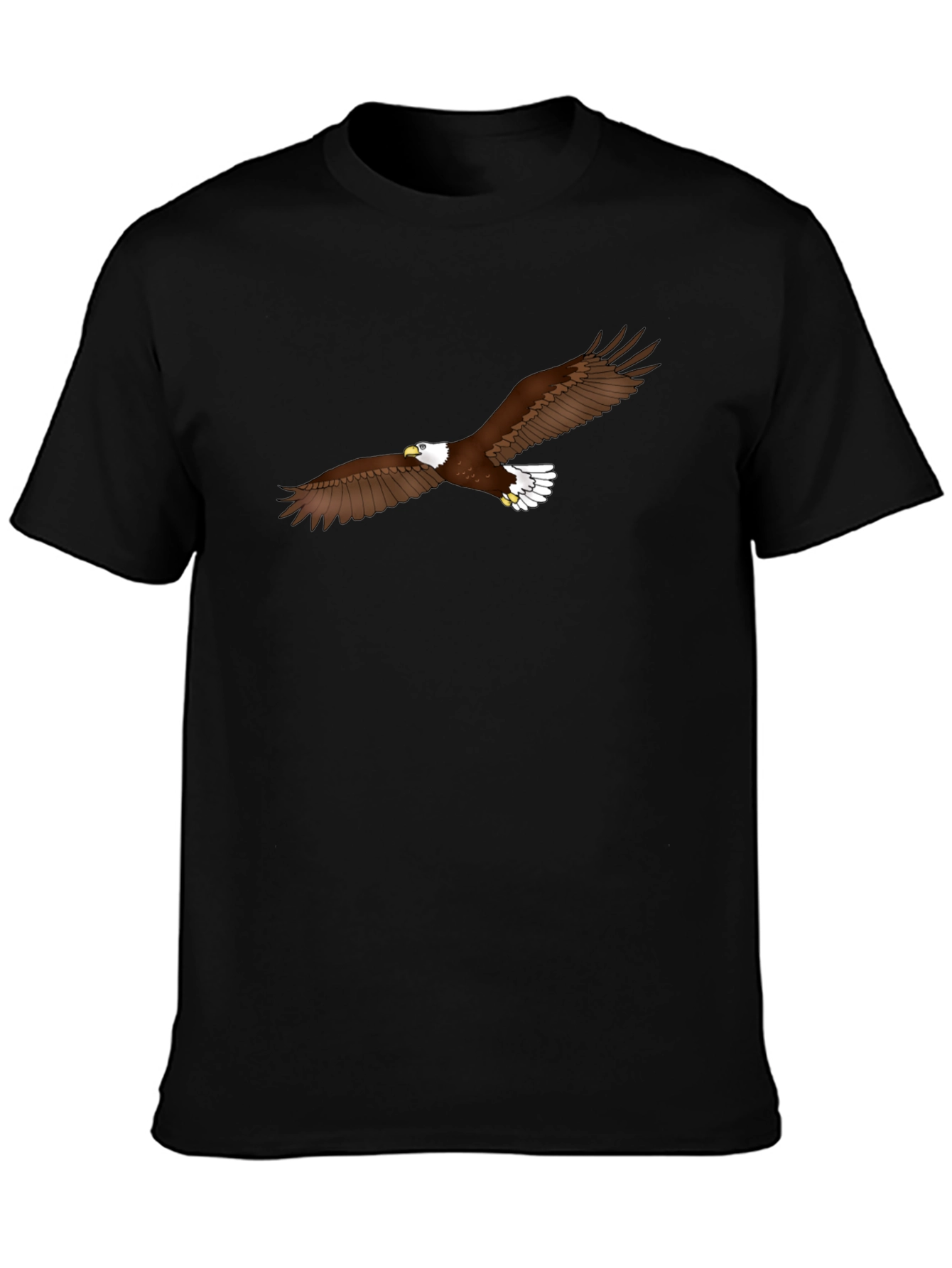 Eagle Graphic Black T-Shirt for Men