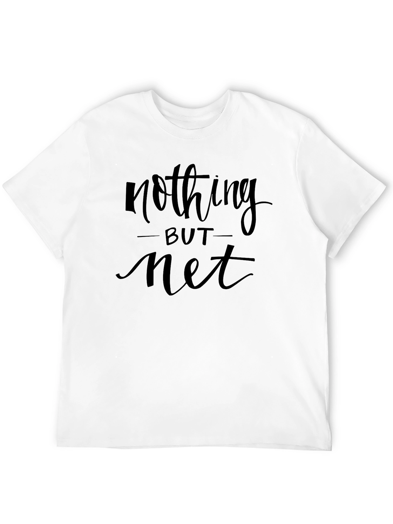 Nothing But Net Graphic Tee - Basketball T-Shirt